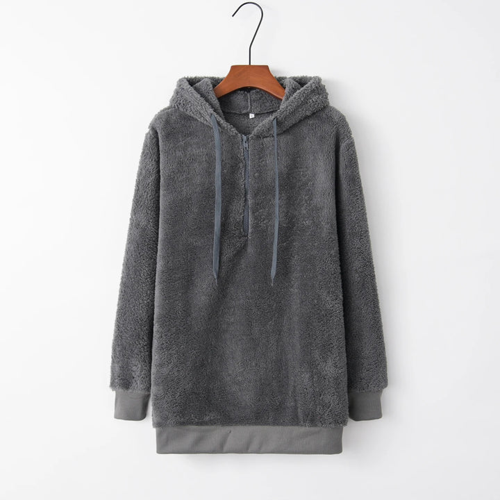 Solid Color Women's Hooded Sweater Coat | Fashion Layering Piece