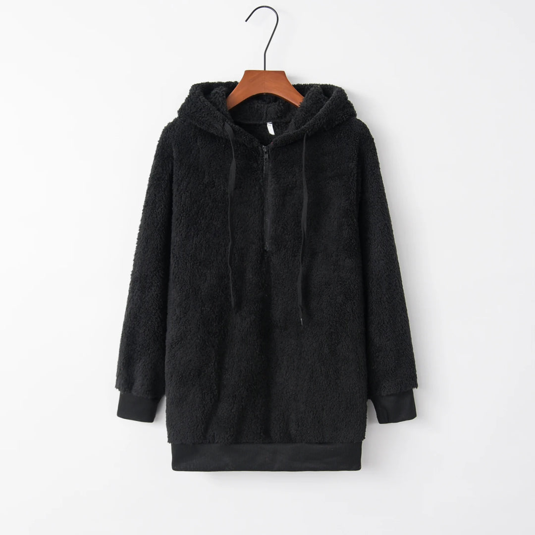 Solid Color Women's Hooded Sweater Coat | Fashion Layering Piece