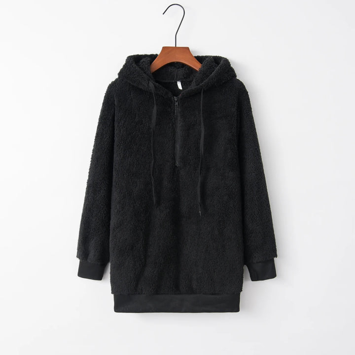 Solid Color Women's Hooded Sweater Coat | Fashion Layering Piece