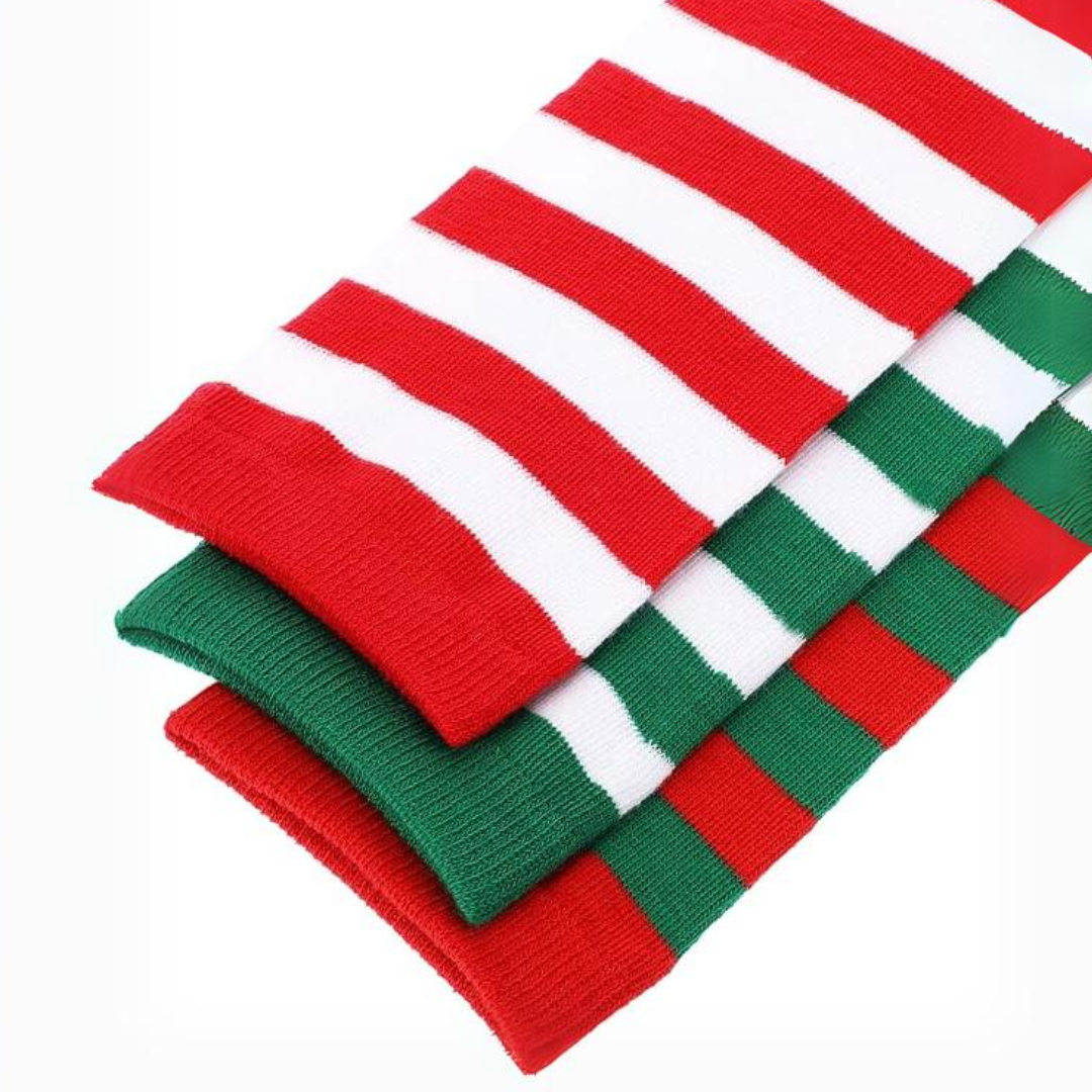 Sophie Christmas Knee High Socks | Striped 3-Pack 5