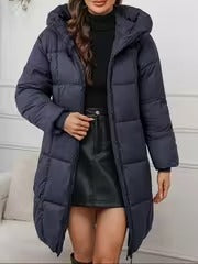 Stylish Padded Coat with Hood | Women's Winter Coat