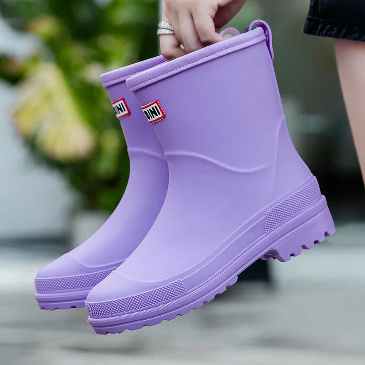 Stylish Waterproof Rubber Boots Women | Rain Footwear