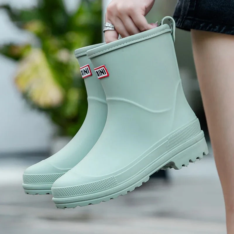 Stylish Waterproof Rubber Boots Women | Rain Footwear