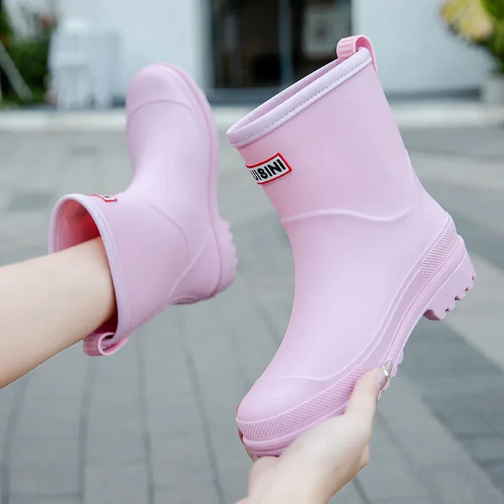 Stylish Waterproof Rubber Boots Women | Rain Footwear