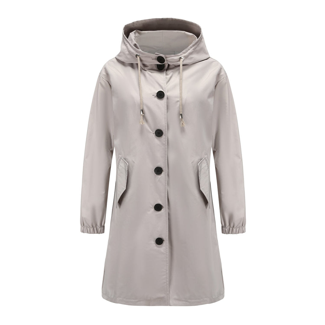 Stylish Women's Rain Jacket | Classic Hooded Women's Coat