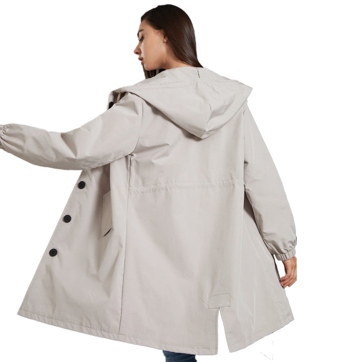 Stylish Women's Rain Jacket | Classic Hooded Women's Coat
