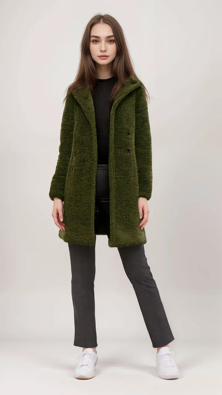 Teddy Jacket | Women's Faux Fur Winter Coat