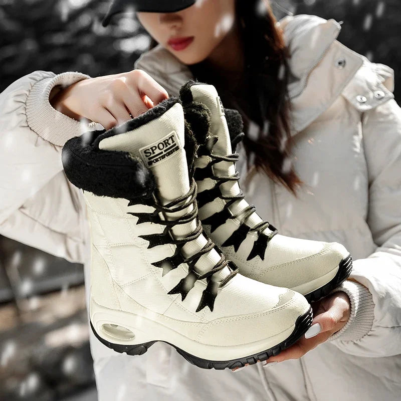 Thigh High Winter Boots | Women's Waterproof Platform Shoes