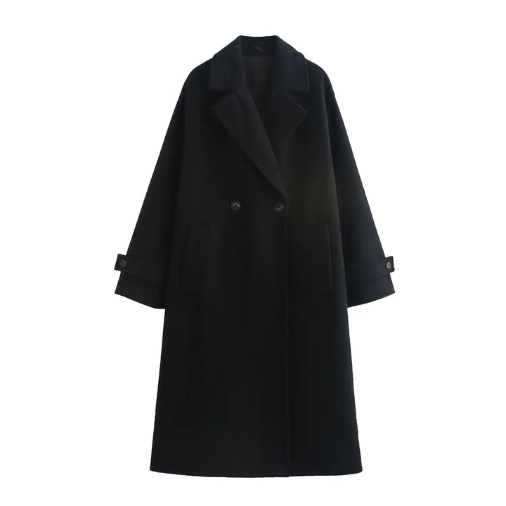 Loose Collar Coat | Women's Winter Coat