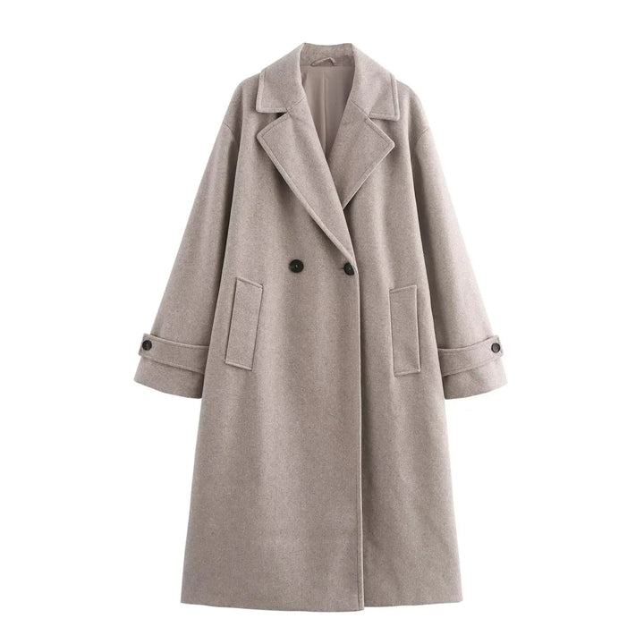 Loose Collar Coat | Women's Winter Coat
