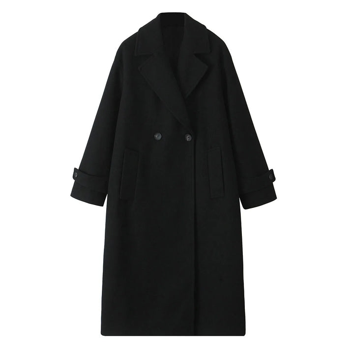 Loose Collar Coat | Women's Winter Coat