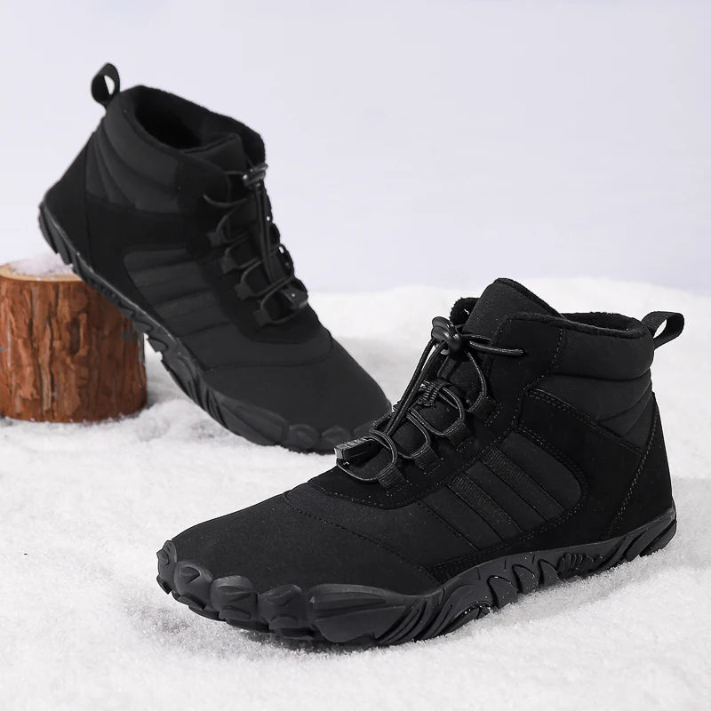 Unisex Waterproof Winter Boots | Barefoot Hiking Shoes