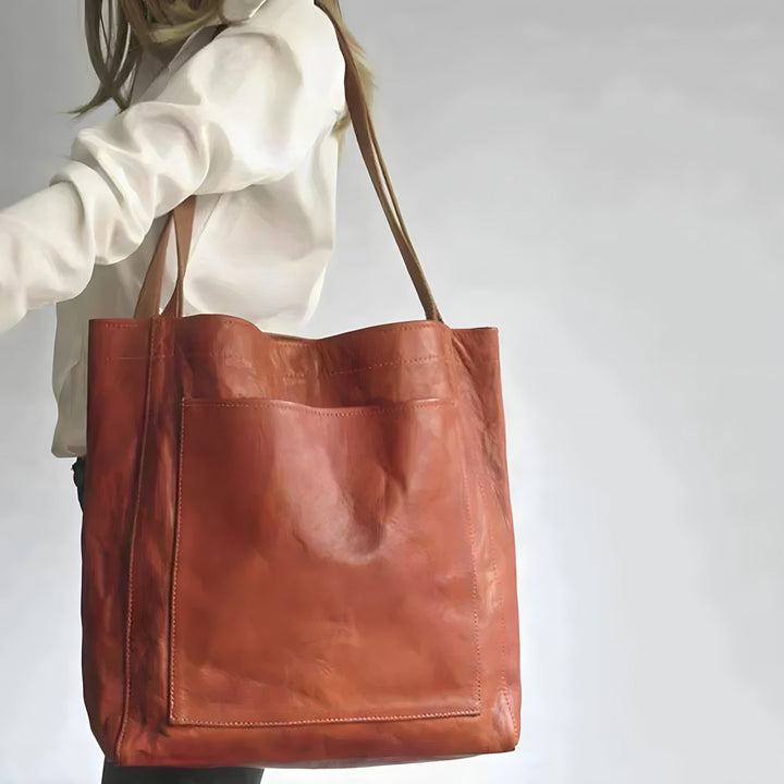 Vegan Leather Tote Bag | Stylish Women's Handbag