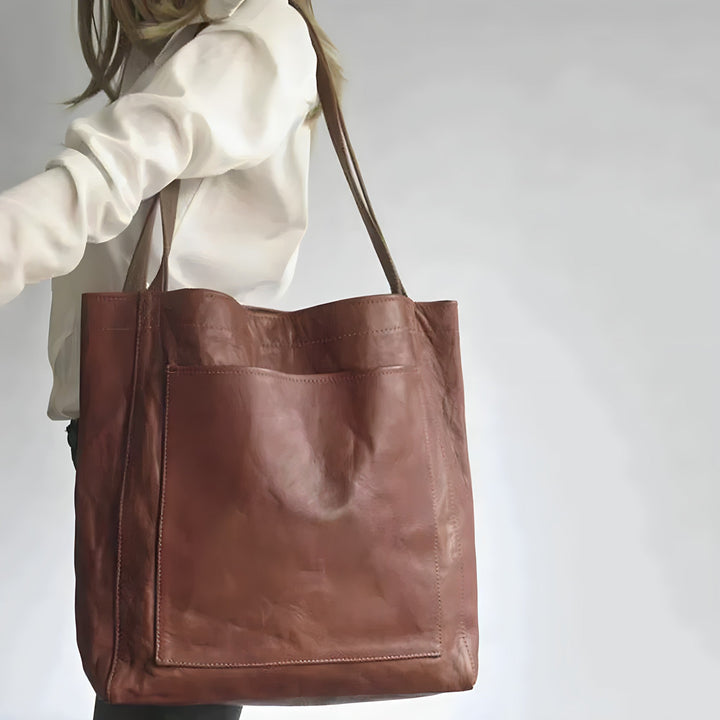 Vegan Leather Tote Bag | Stylish Women's Handbag