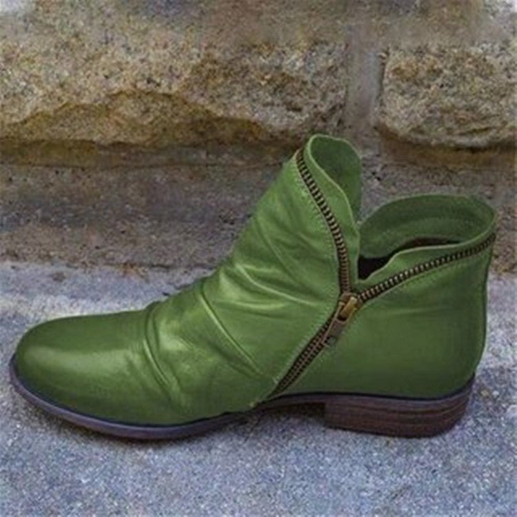 Vianne | Women's Zipper Boots Premium Leather Comfort