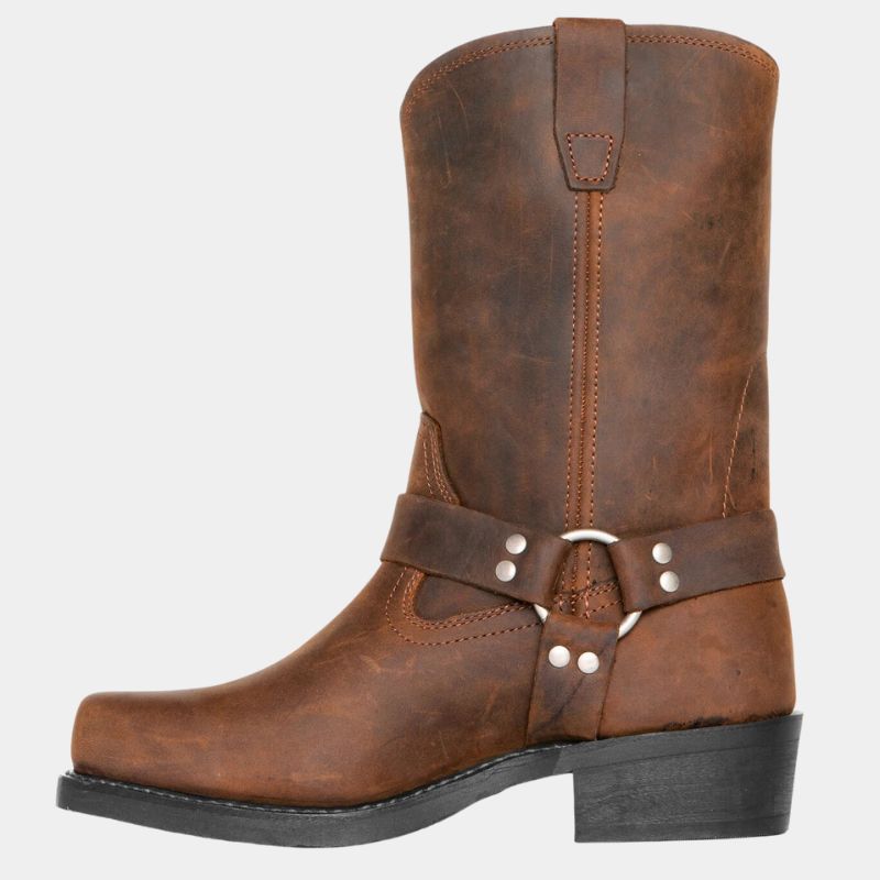 Vintage Leather Cowboy Boots | Men's Cowboy Footwear