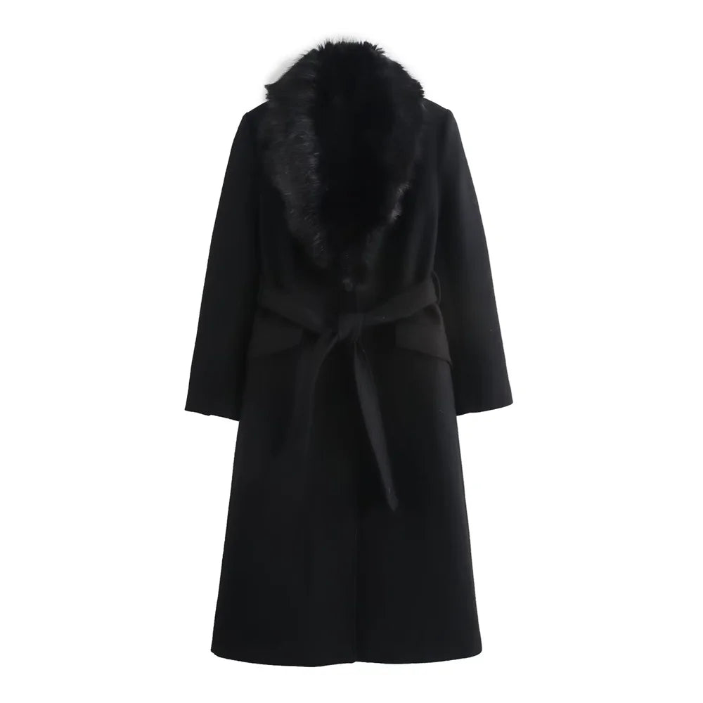 Warm Fur Collar Coat | Women's Winter Coat