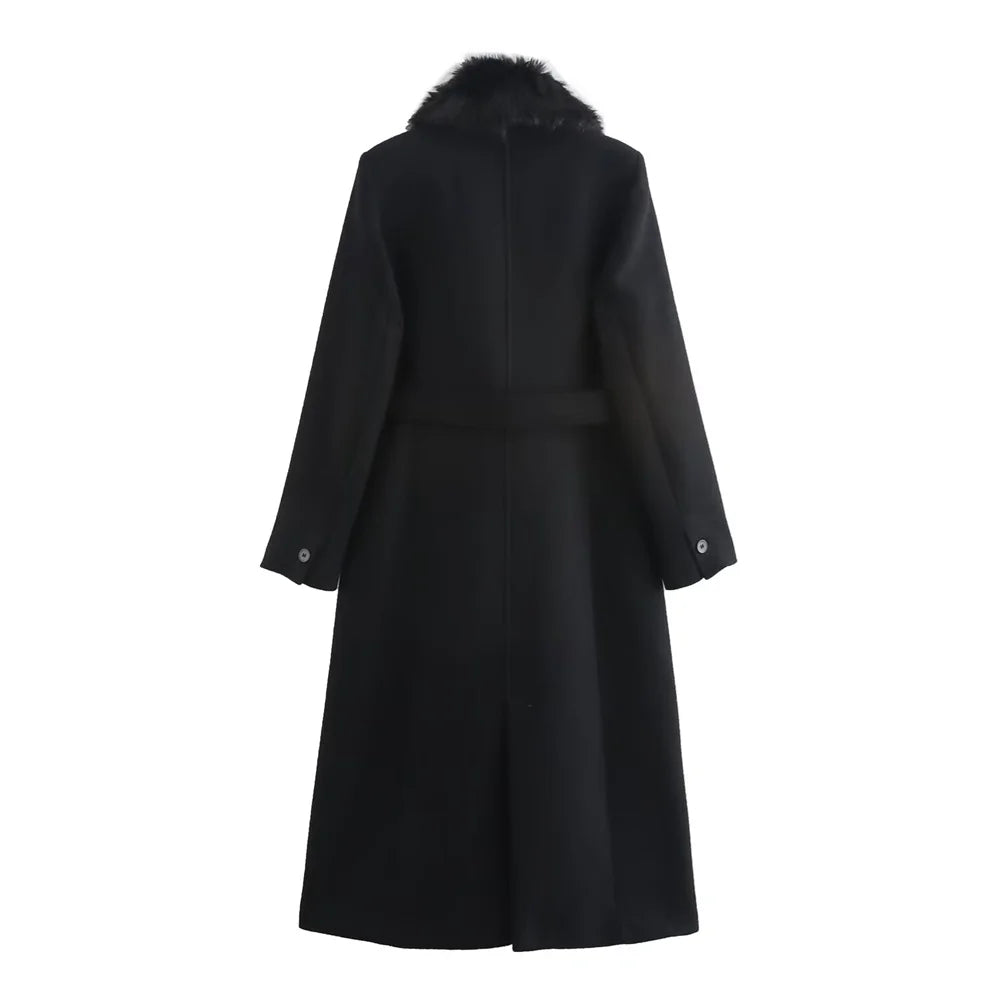 Warm Fur Collar Coat | Women's Winter Coat