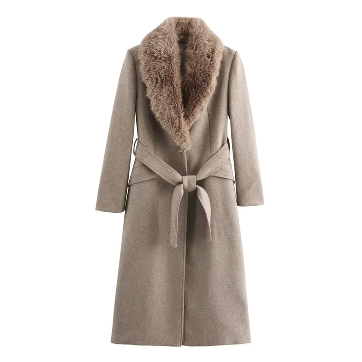 Warm Fur Collar Coat | Women's Winter Coat