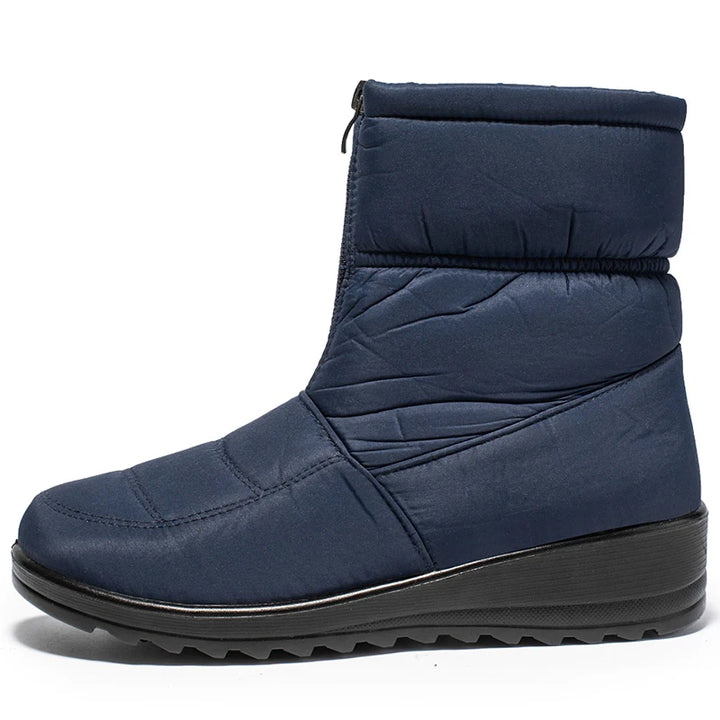 Warm Plush Ankle Boots | Waterproof Women's Snow Boots