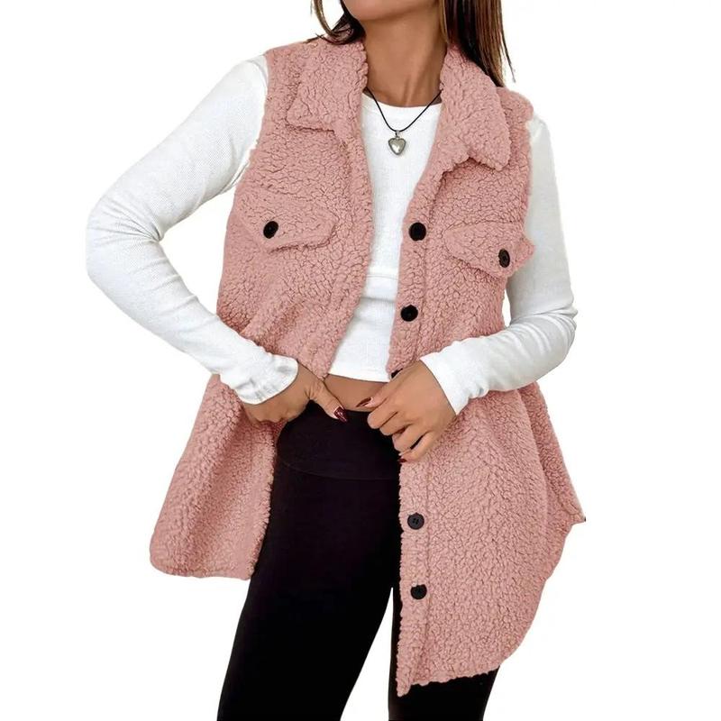 Warm Sherpa Vest Jacket | Stylish Cold Weather Layering 1