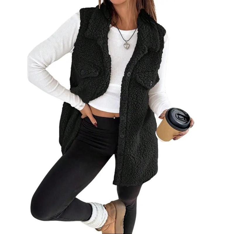 Warm Sherpa Vest Jacket | Stylish Cold Weather Layering 3