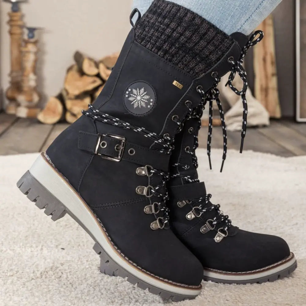 Waterproof Winter Boots Women | Stylish Anti-Slip Footwear