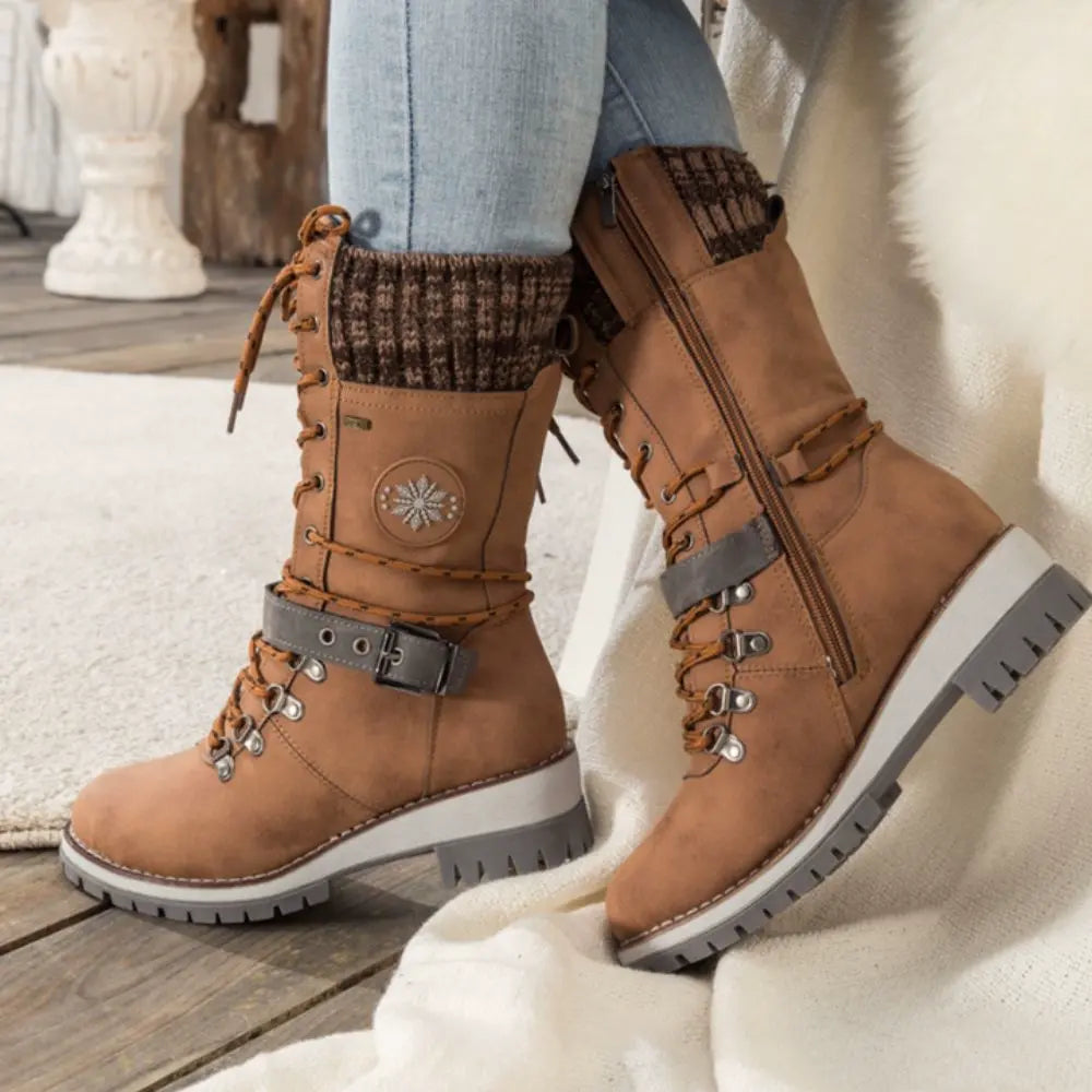 Waterproof Winter Boots Women | Stylish Anti-Slip Footwear