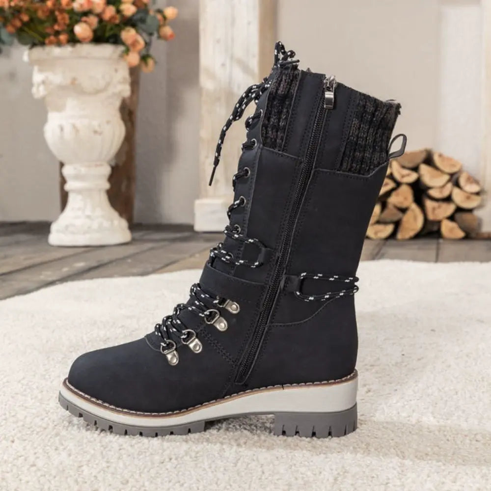 Waterproof Winter Boots Women | Stylish Anti-Slip Footwear