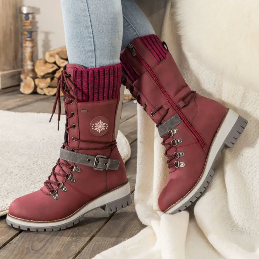 Waterproof Winter Boots Women | Stylish Anti-Slip Footwear