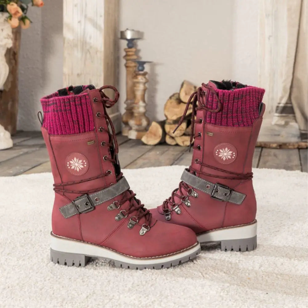 Waterproof Winter Boots Women | Stylish Anti-Slip Footwear