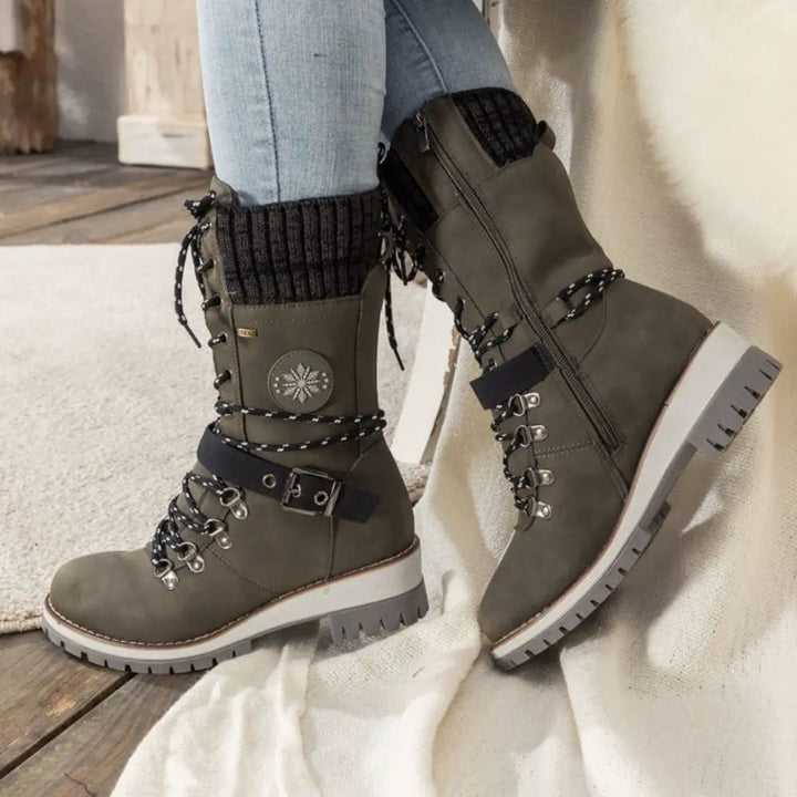 Waterproof Winter Boots Women | Stylish Anti-Slip Footwear
