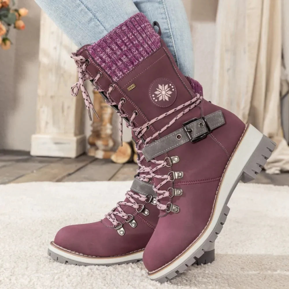 Waterproof Winter Boots Women | Stylish Anti-Slip Footwear