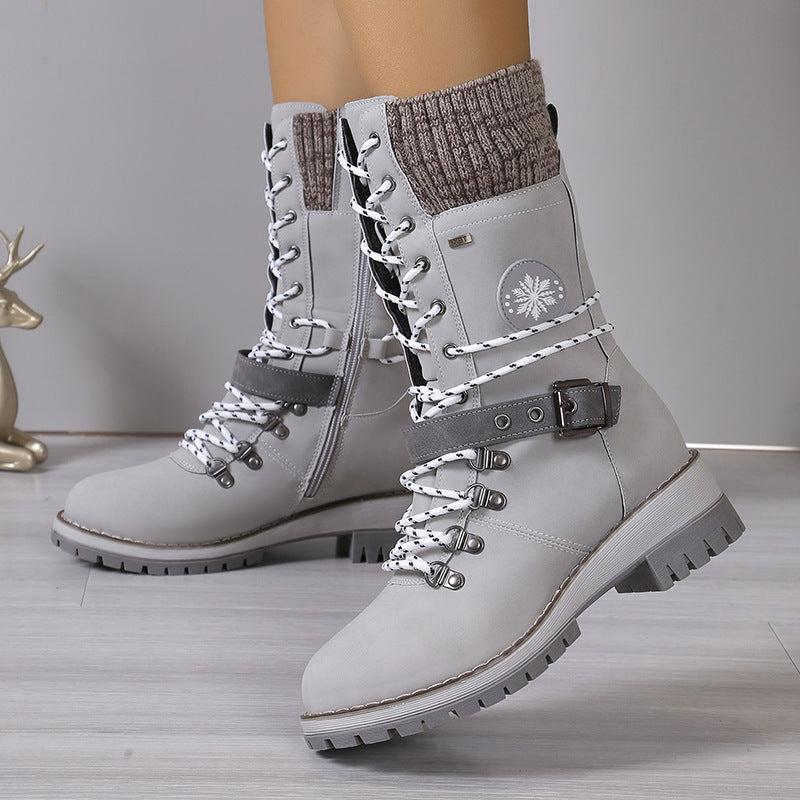 Waterproof Winter Boots Women | Stylish Anti-Slip Footwear