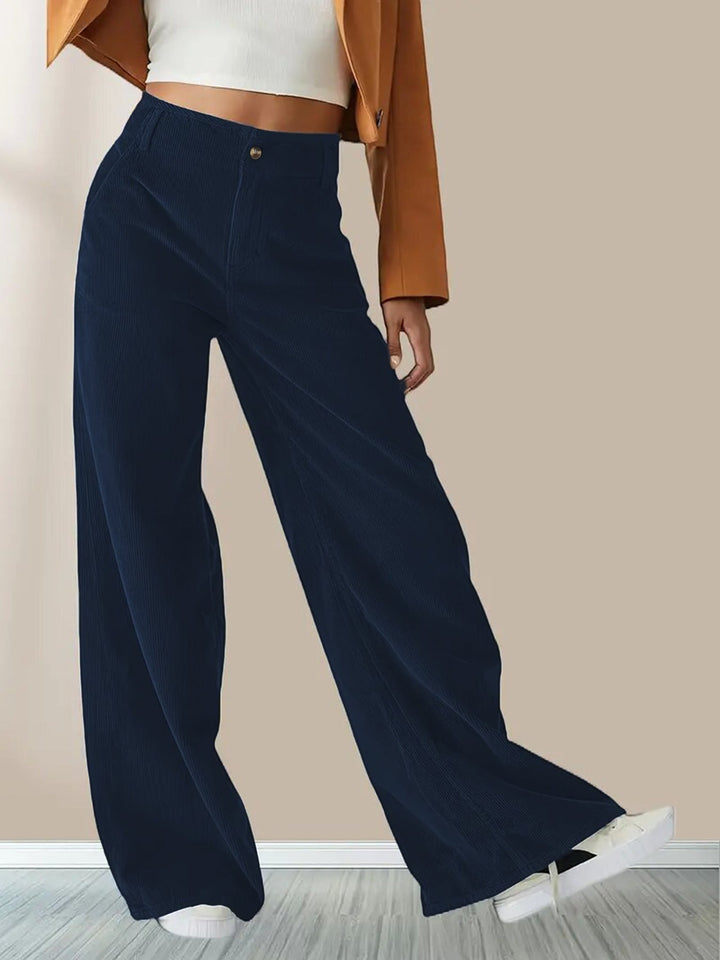 Wide Leg Corduroy Trousers | Women's Wide Leg Pants