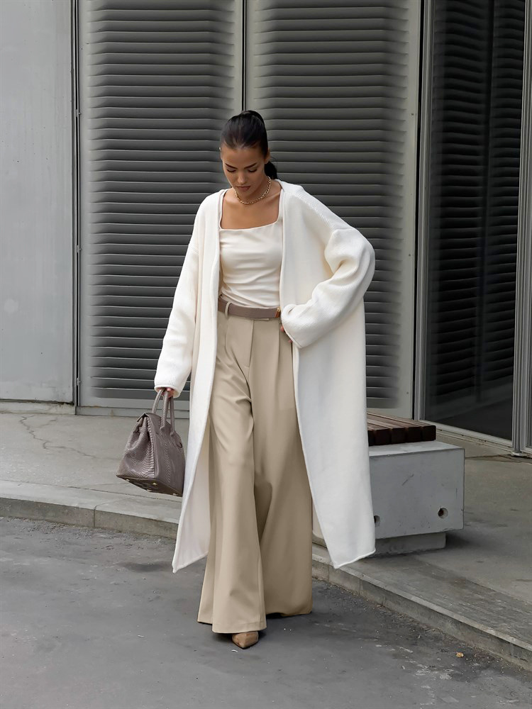 Wide Leg Trousers | Women's High Waisted Casual Pants