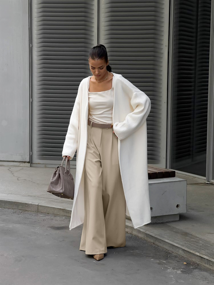 Wide Leg Trousers | Women's High Waisted Casual Pants