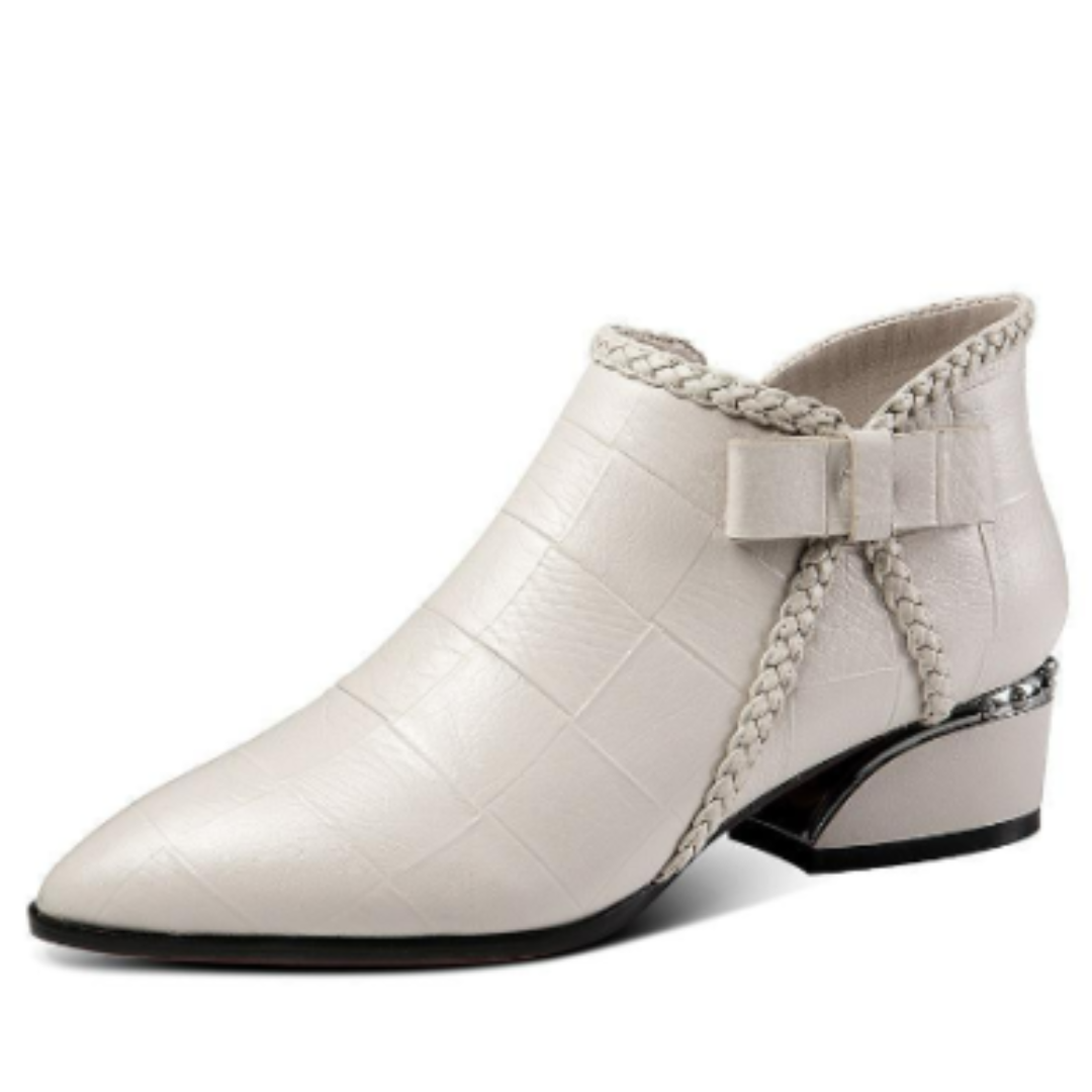 Women's Ankle High Shoes | Low Heel Fashion Footwear