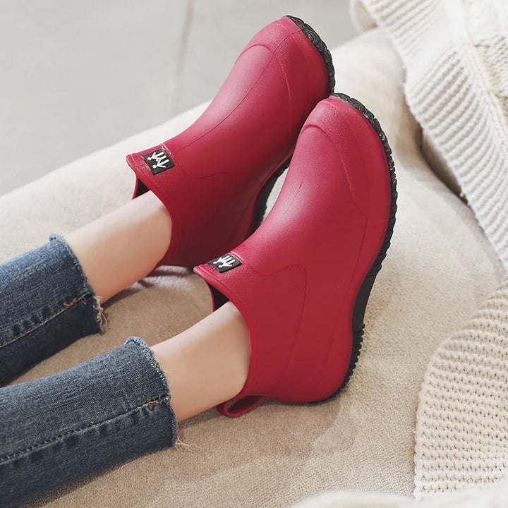 Women's Ankle Rain Boots | Waterproof Rubber Footwear
