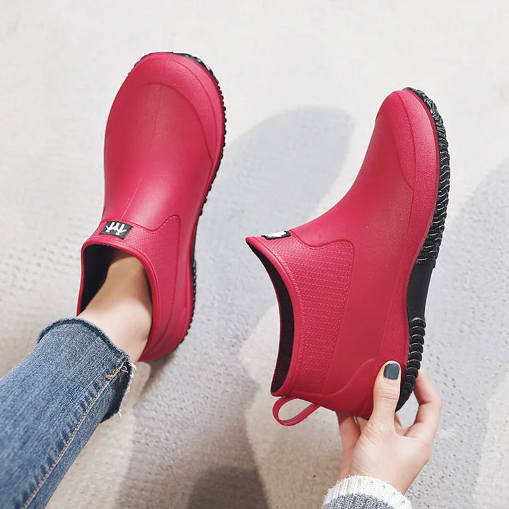 Women's Ankle Rain Boots | Waterproof Rubber Footwear