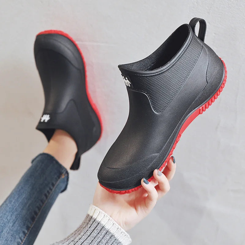 Women's Ankle Rain Boots | Waterproof Rubber Footwear