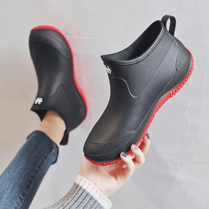 Women's Ankle Rain Boots | Waterproof Rubber Footwear