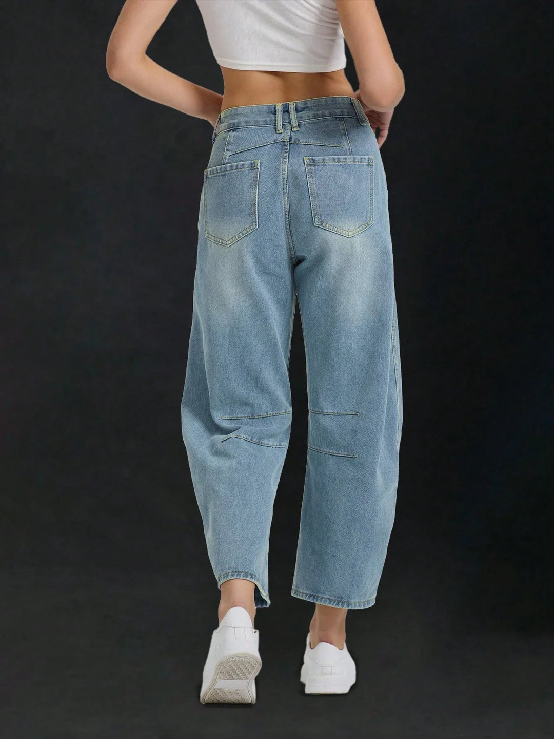 Women's Baggy Jeans | Comfortable Loose Fit Denim