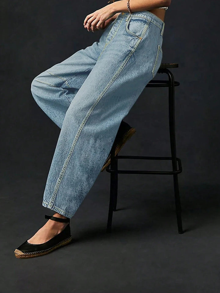 Women's Baggy Jeans | Comfortable Loose Fit Denim