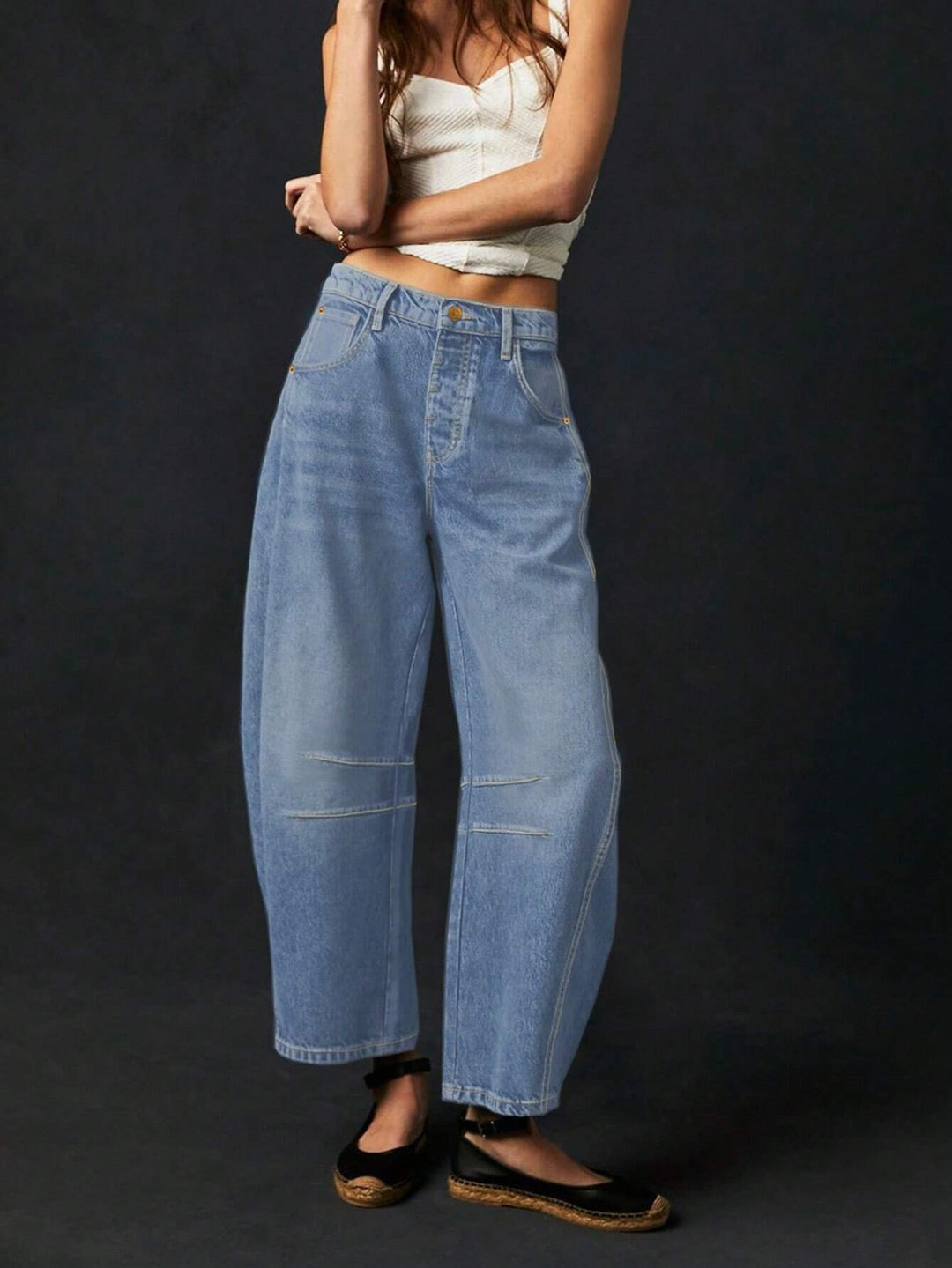Women's Baggy Jeans | Comfortable Loose Fit Denim