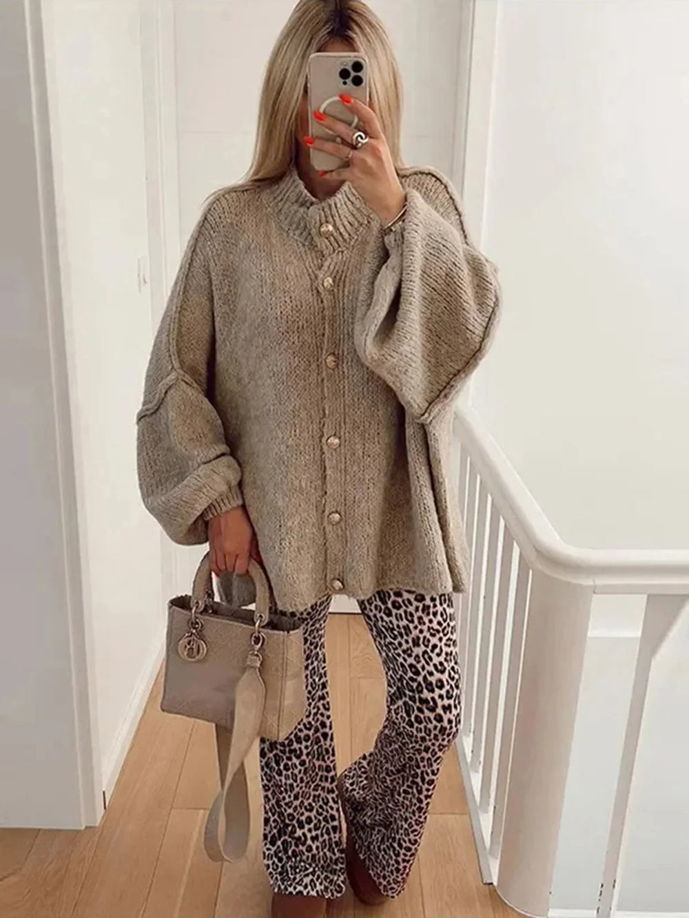 Women's Bat Sleeve Cardigan | Cardigan Sweater