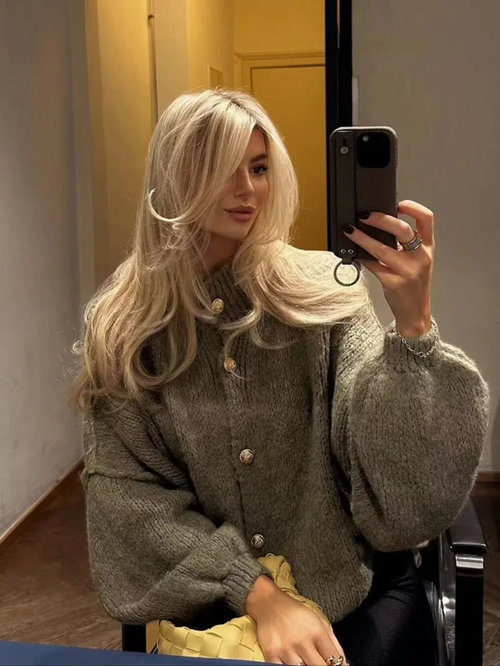 Women's Bat Sleeve Cardigan | Cardigan Sweater