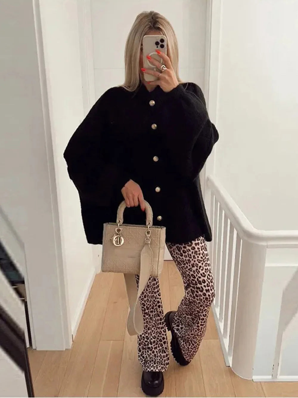 Women's Bat Sleeve Cardigan | Cozy Knit Sweater