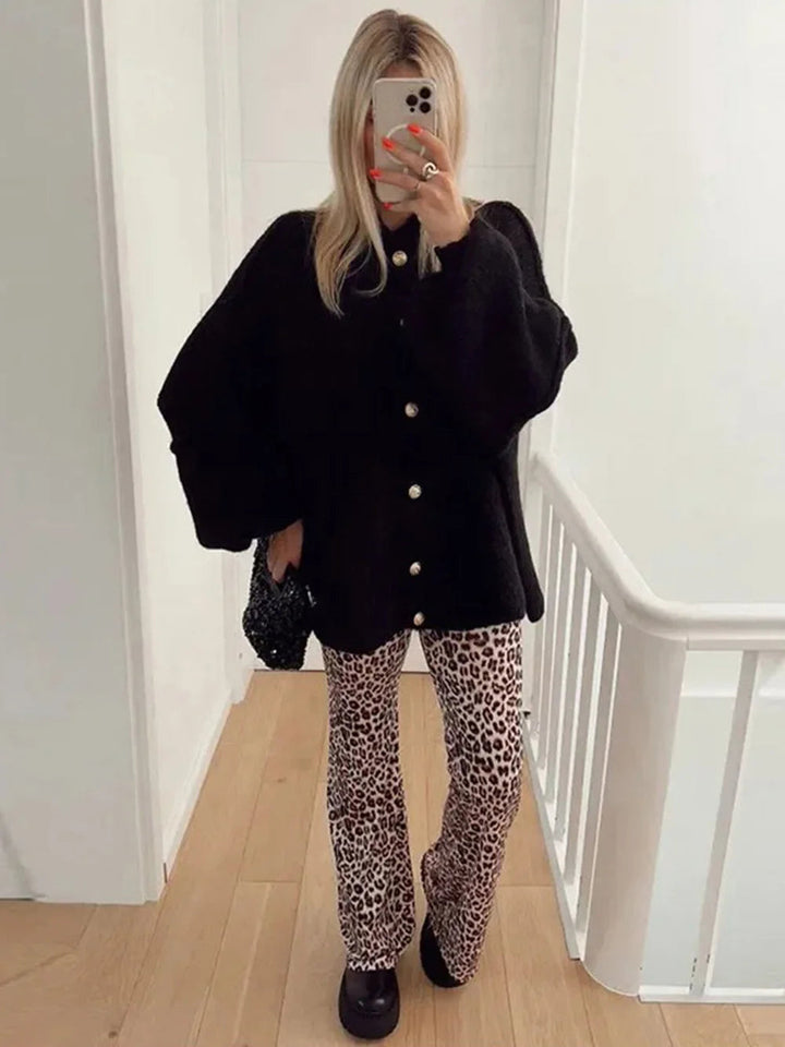 Women's Bat Sleeve Cardigan | Cozy Knit Sweater