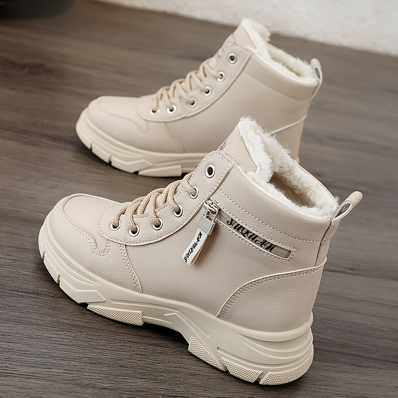 Women's Ankle Boots with Warm Lining | Stylish Footwear